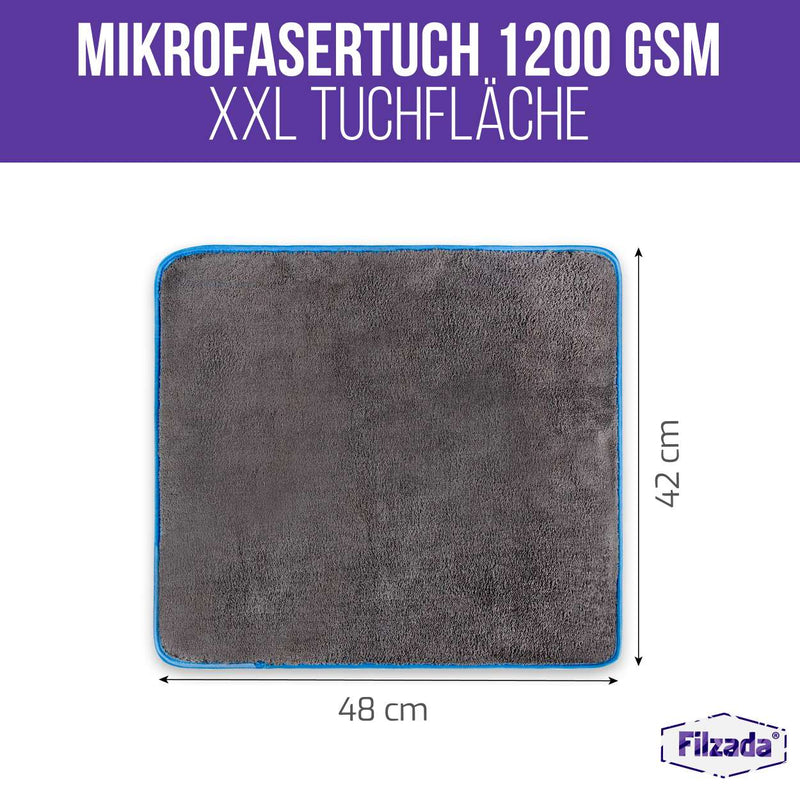 3x Mikrofasertücher Superflausch - 1200 GSM